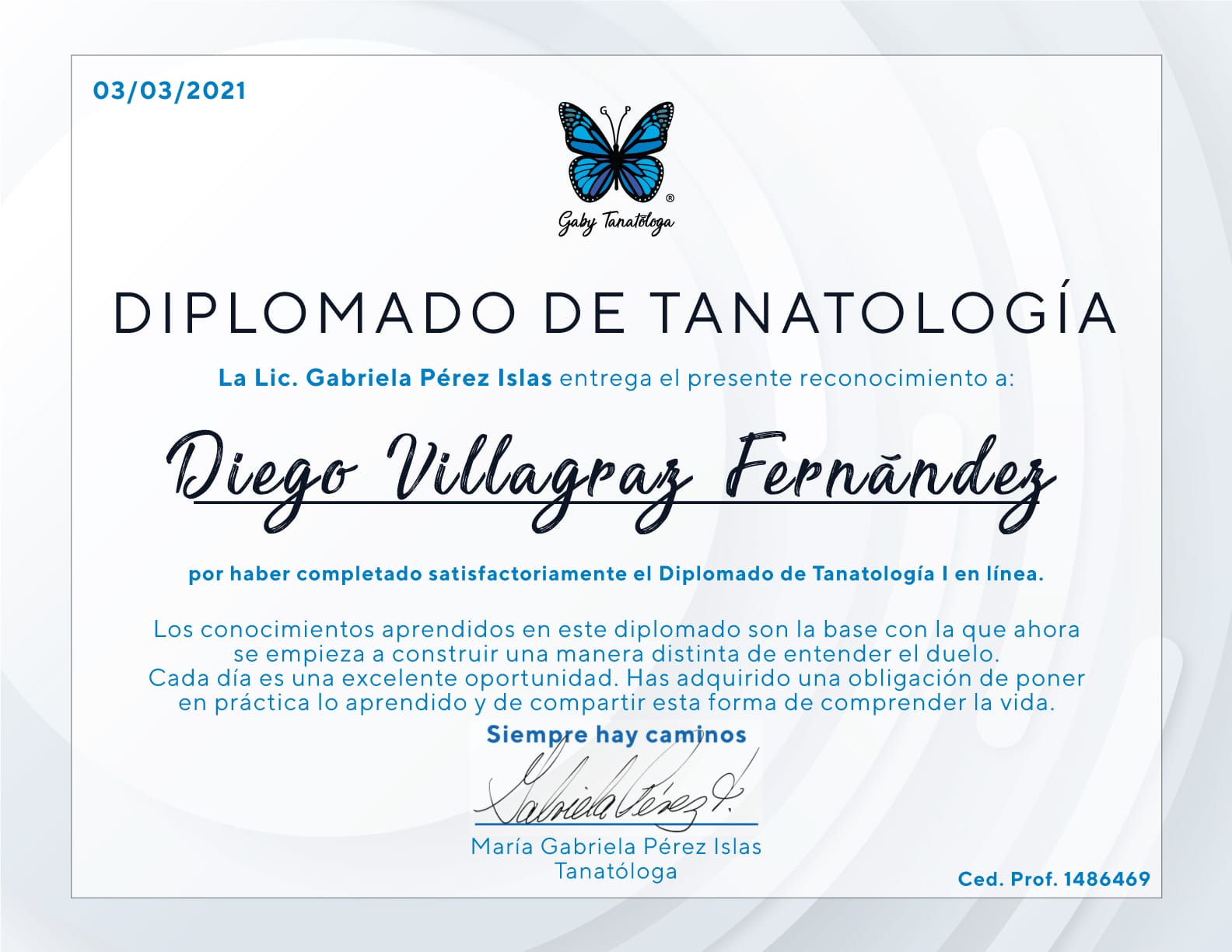 Diplomado de Tanatología